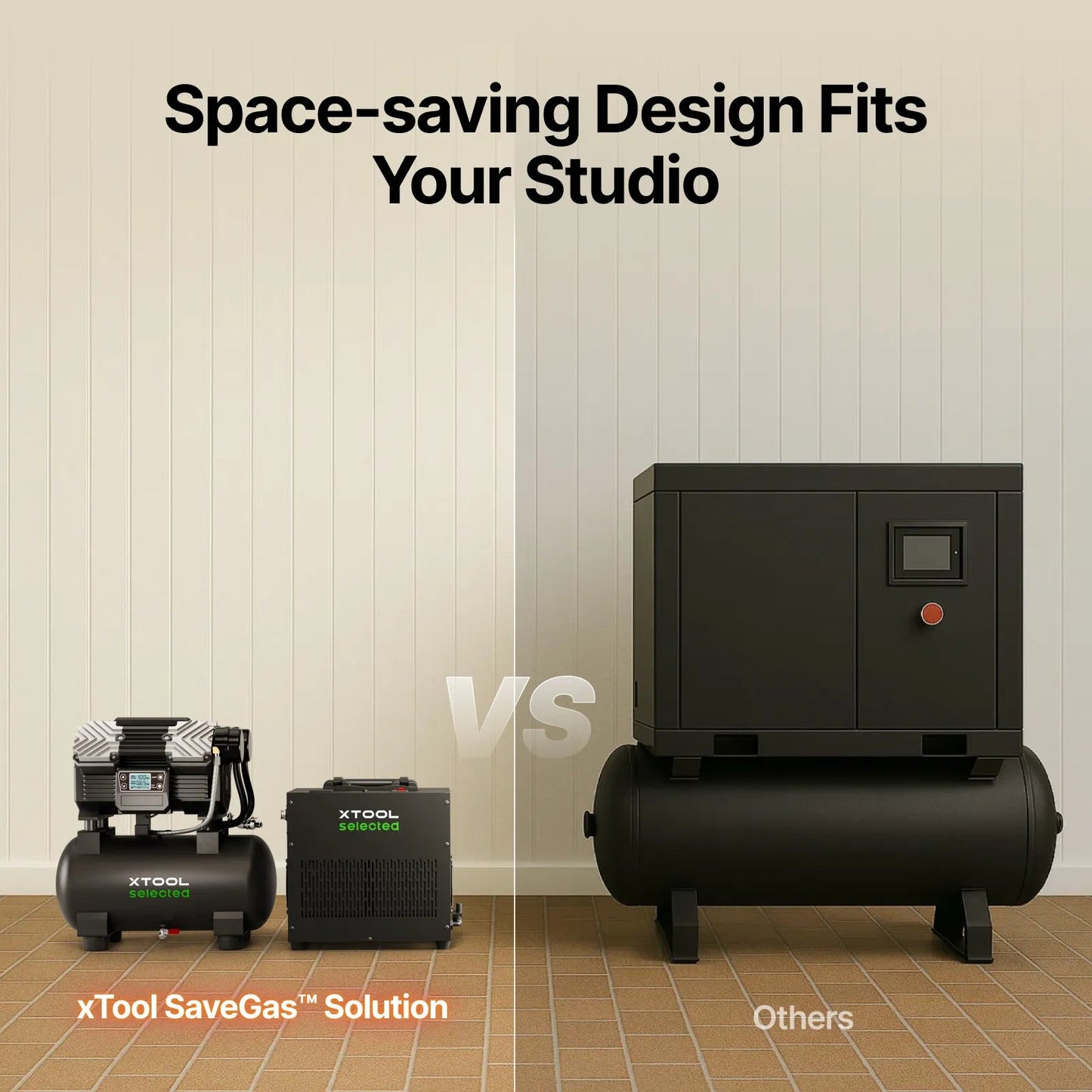 xTool Air Compressor & Air Dryer for MetalFab